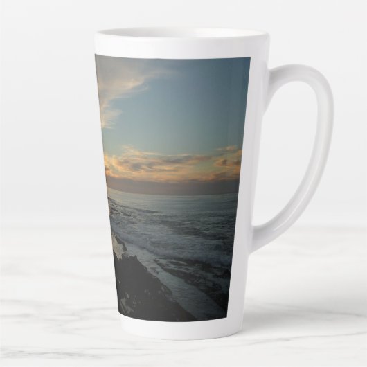 San Diego Sunset I California Seascape Latte Mok (Rechts)