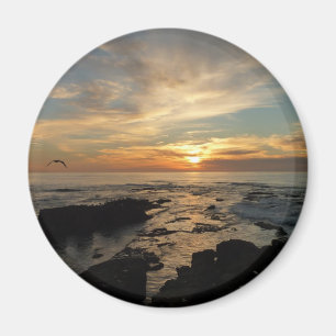 San Diego Sunset I California Seascape Magneet