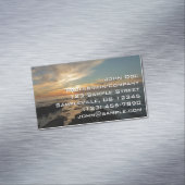 San Diego Sunset I California Seascape Magnetisch Visitekaartje (Voorbeeld)