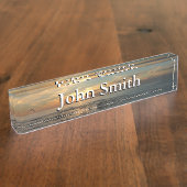 San Diego Sunset I California Seascape Naambordje (Zijkant)