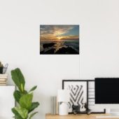 San Diego Sunset I California Seascape Poster (Thuiskantoor)