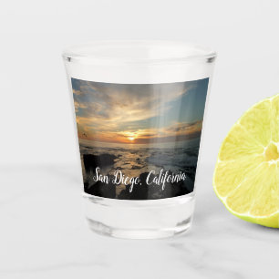 San Diego Sunset I California Seascape Shot Glas