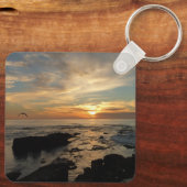 San Diego Sunset I California Seascape Sleutelhanger (Achterkant)