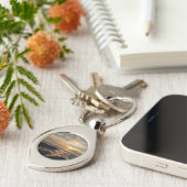 San Diego Sunset I California Seascape Sleutelhanger (Zijkant)