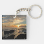San Diego Sunset I California Seascape Sleutelhanger (Achterkant)