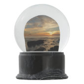 San Diego Sunset I California Seascape Sneeuwbol (Achterkant)