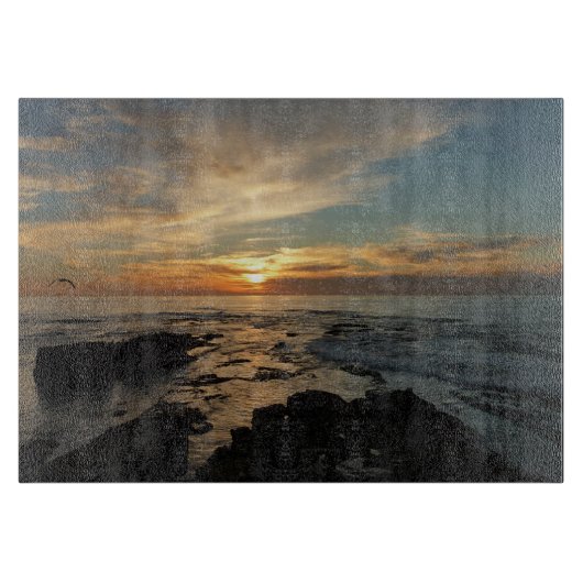 San Diego Sunset I California Seascape Snijplank (Voorkant)