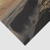 San Diego Sunset I California Seascape Tissuepapier (Detail)