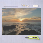 San Diego Sunset I California Seascape Tissuepapier (Craft)