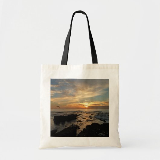 San Diego Sunset I California Seascape Tote Bag (Voorkant)