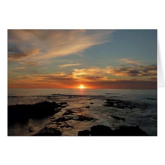 San Diego Sunset II California Seascape (Voorkant Horizontaal)