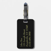 San Diego Sunset II California Seascape Bagagelabel (Achterkant verticaal)