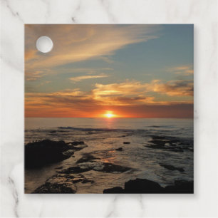 San Diego Sunset II California Seascape Bedankjes Labels