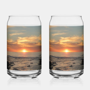 San Diego Sunset II California Seascape Blikvorm Glas