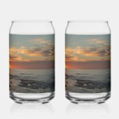 San Diego Sunset II California Seascape Blikvorm Glas (Achterkant)