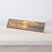 San Diego Sunset II California Seascape Bureau Naambordje (Voorkant)