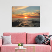 San Diego Sunset II California Seascape Canvas Afdruk (Insitu (Woonkamer))