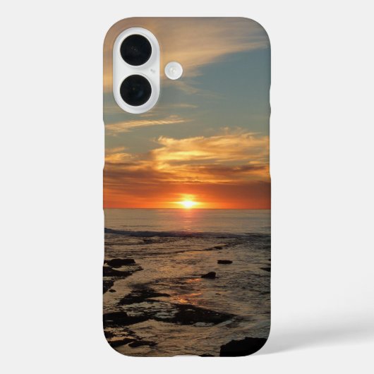 San Diego Sunset II California Seascape Case-Mate iPhone Case (Achterkant)