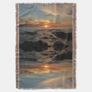 San Diego Sunset II California Seascape Deken
