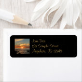 San Diego Sunset II California Seascape Etiket (Insitu)