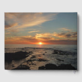 San Diego Sunset II California Seascape Gastenboek (Achterkant)