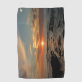 San Diego Sunset II California Seascape Golfhanddoek (Voorkant)