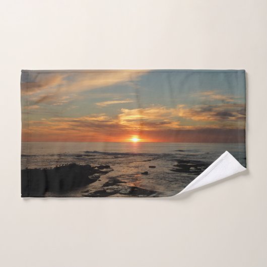 San Diego Sunset II California Seascape Handdoek (Handdoek)