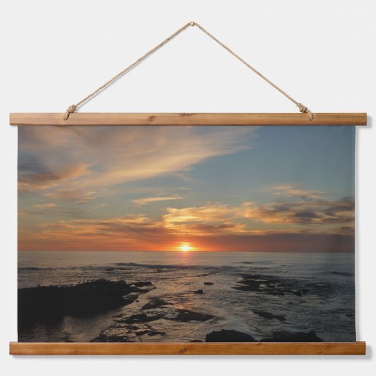 San Diego Sunset II California Seascape Hangend Wandkleed (Voorkant)