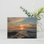 San Diego Sunset II California Seascape Kaart (Staand voorkant)