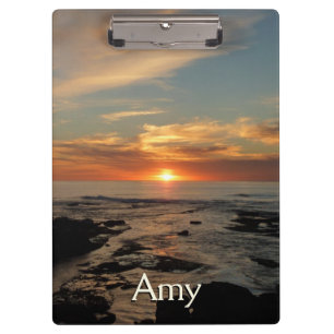 San Diego Sunset II California Seascape Klembord