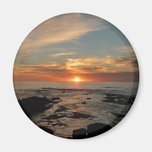 San Diego Sunset II California Seascape Magneet (Voorkant)