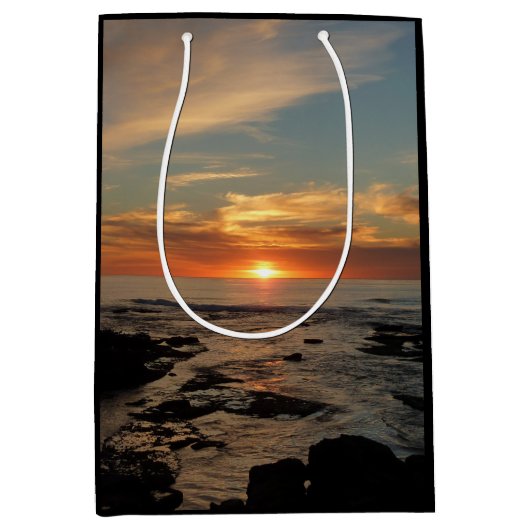 San Diego Sunset II California Seascape Medium Cadeauzakje (Voorkant)