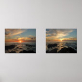 San Diego Sunset II California Seascape Muurkunst Sets (Voorkant)