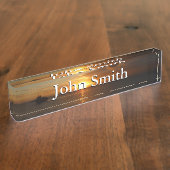 San Diego Sunset II California Seascape Naambordje (Zijkant)