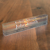 San Diego Sunset II California Seascape Naambordje (Zijkant)