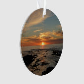 San Diego Sunset II California Seascape Ornament (voorkant)