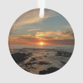 San Diego Sunset II California Seascape Ornament (achterkant)