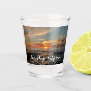 San Diego Sunset II California Seascape Shot Glas