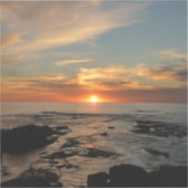 San Diego Sunset II California Seascape Sticker (Voorkant)