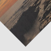 San Diego Sunset II California Seascape Tissuepapier (Detail)