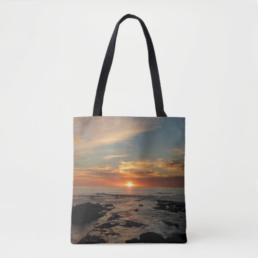 San Diego Sunset II California Seascape Tote Bag (Voorkant)