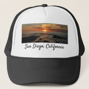 San Diego Sunset II California Seascape Trucker Pet
