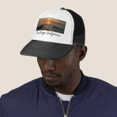 San Diego Sunset II California Seascape Trucker Pet (In situ)