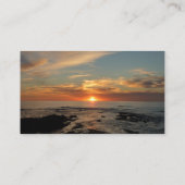 San Diego Sunset II California Seascape Visitekaartje (Achterkant)