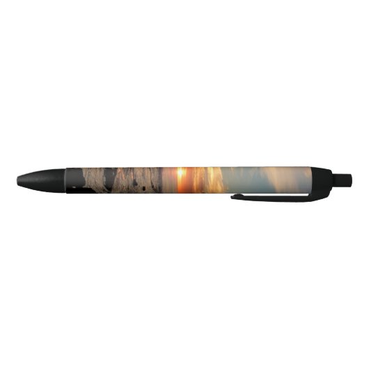 San Diego Sunset II California Seascape Zwarte Inkt Pen (Bodem)