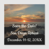 San Diego Sunset II Save the Date (Voorkant)