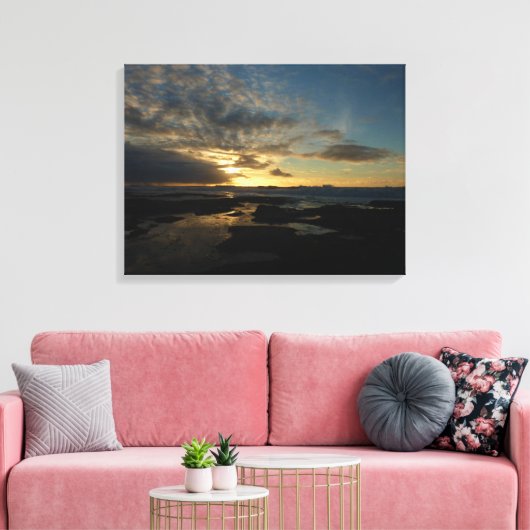 San Diego Sunset III Stunning California Landschap Canvas Afdruk (Insitu (Woonkamer))
