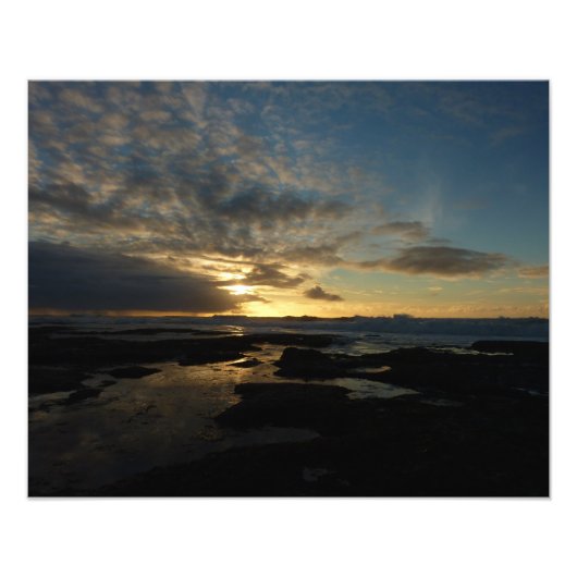 San Diego Sunset III Stunning California Landschap Foto Afdruk (Voorkant)