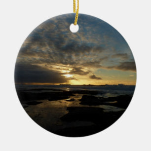 San Diego Sunset III Stunning California Landschap Keramisch Ornament