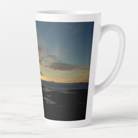 San Diego Sunset III Stunning California Landschap Latte Mok (Rechts)